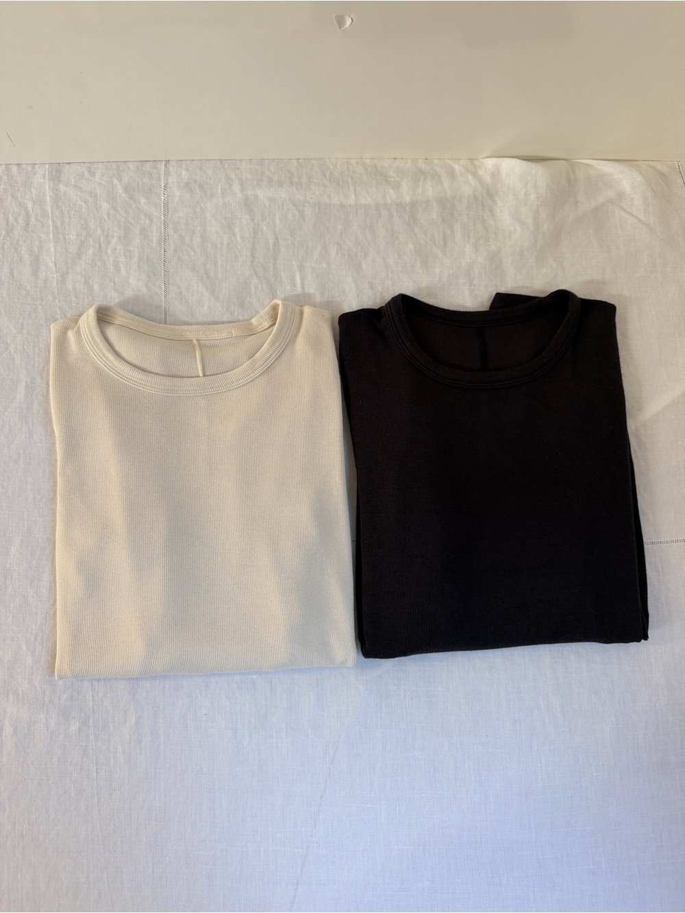 Two EUC Lululemon Hold Tight Long-Sleeve Crewneck Shirts - Size 6